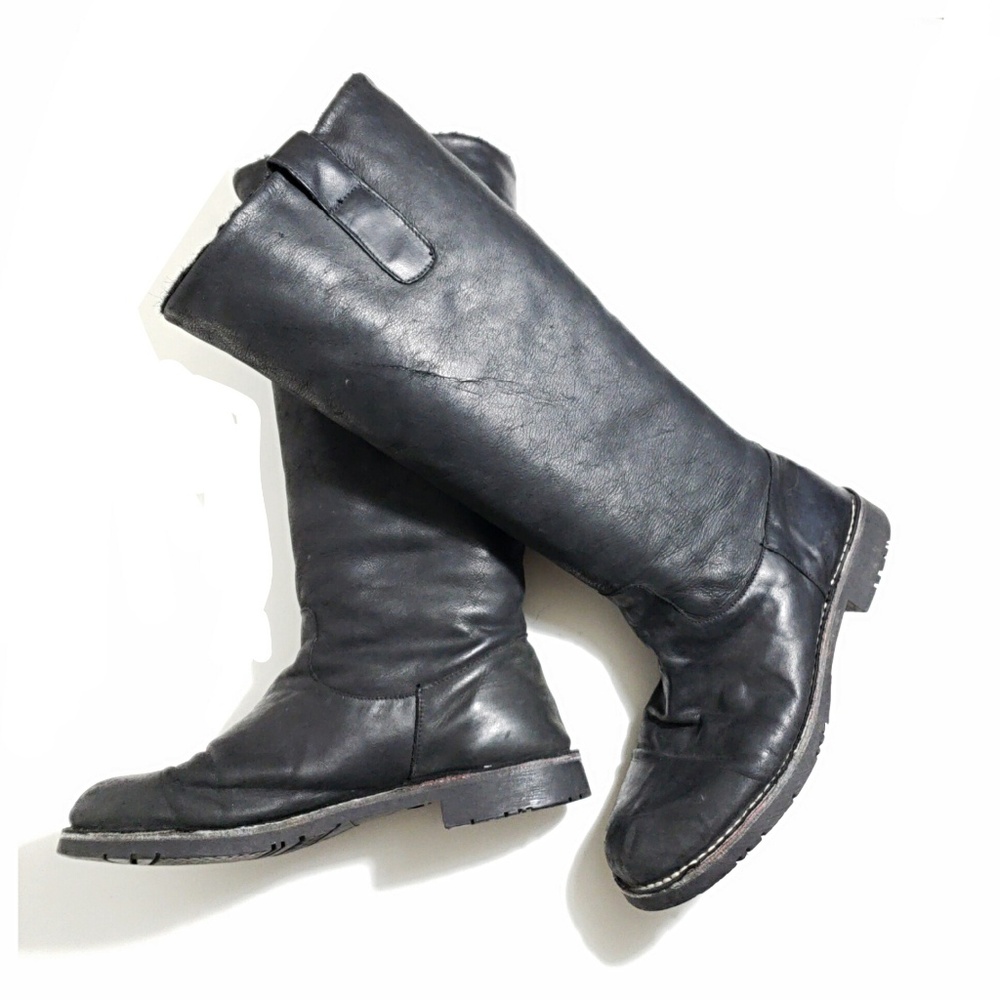 Weo Leather Fur Boots